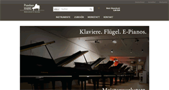 Desktop Screenshot of piano-harke.de